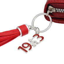 Load image into Gallery viewer, DST Red Keychain Charm Wallet