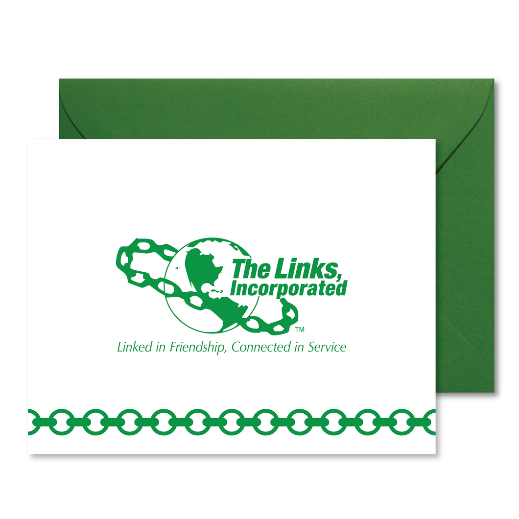 The Links, Inc. Logo Note Card