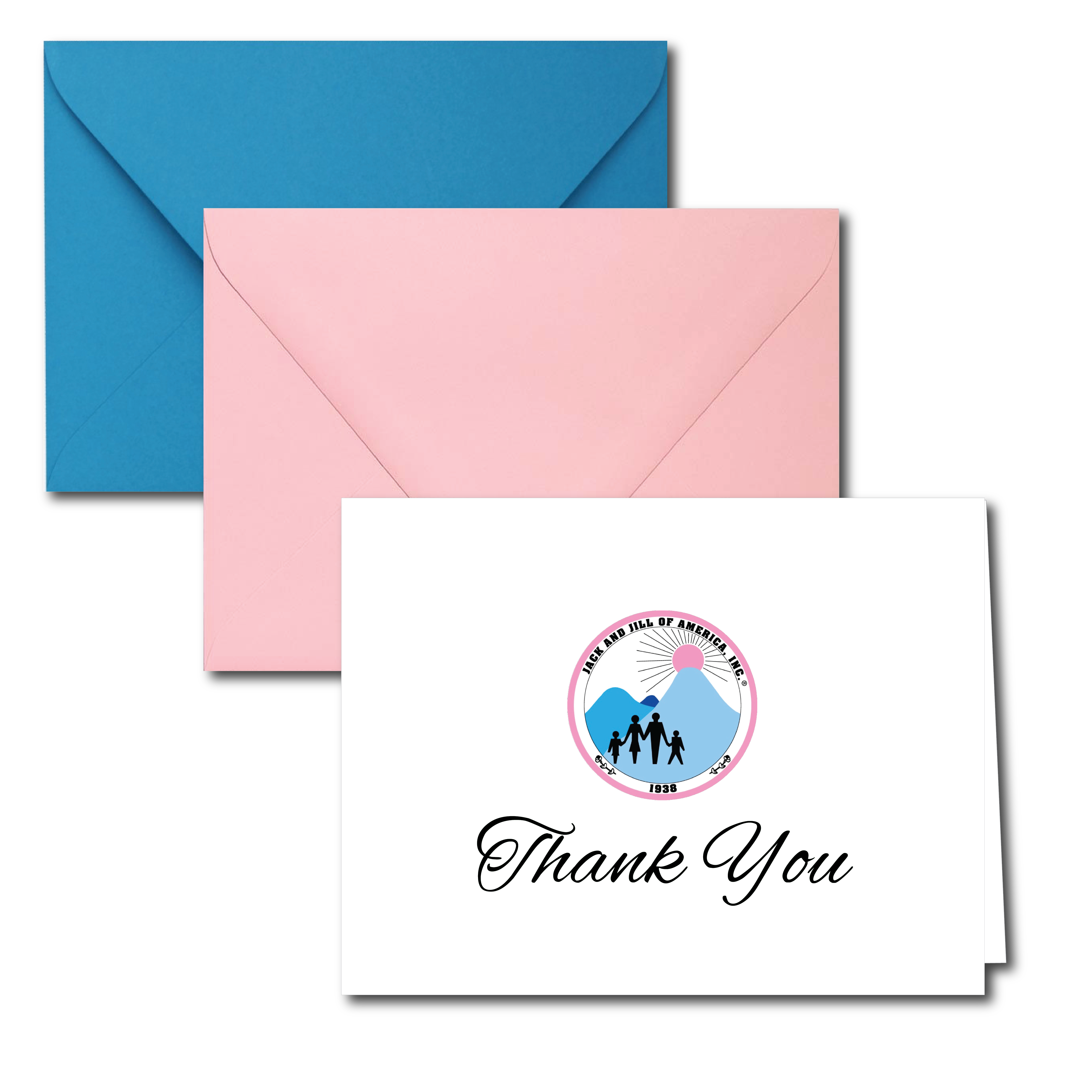 Jack and Jill of America, Inc. Thank You Note Card Set – The Greek