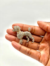 Load image into Gallery viewer, Mini Poodle Bling Brooch
