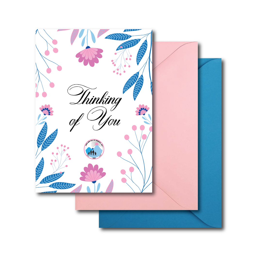 Jack and Jill of America, Inc. Thinking of You Greeting Card