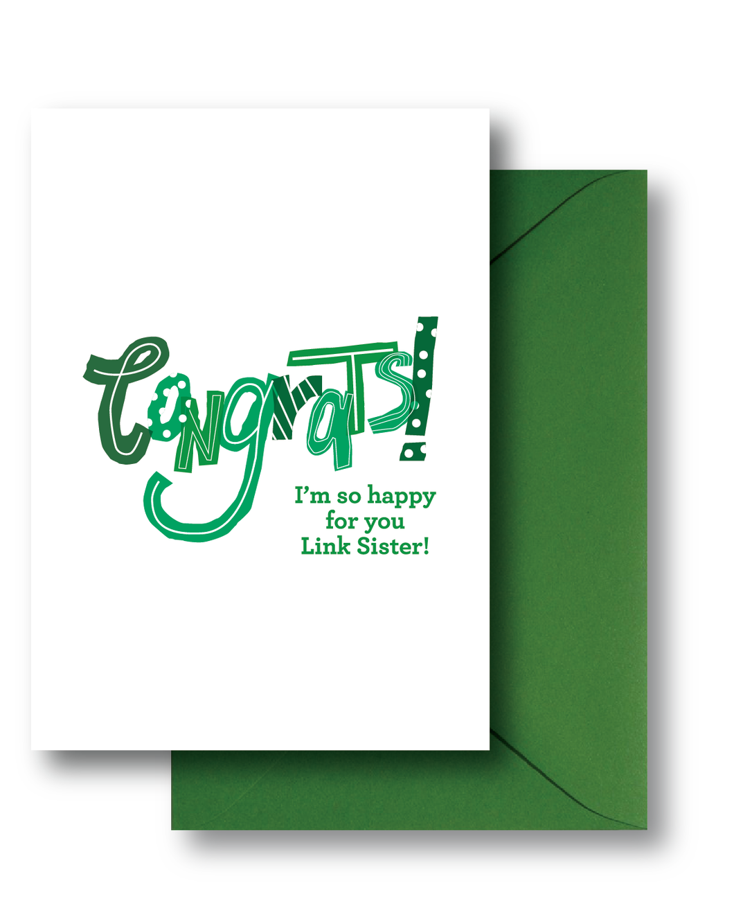 The Links, Inc. Congrats Greeting Card
