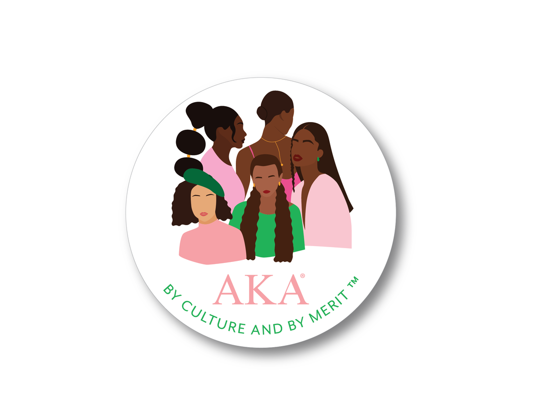 AKA Sisterhood Motto Vinyl Sticker