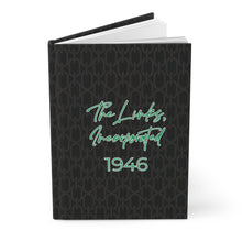 Load image into Gallery viewer, The Links, Inc. Black Link Chain Print Hardcover Journal
