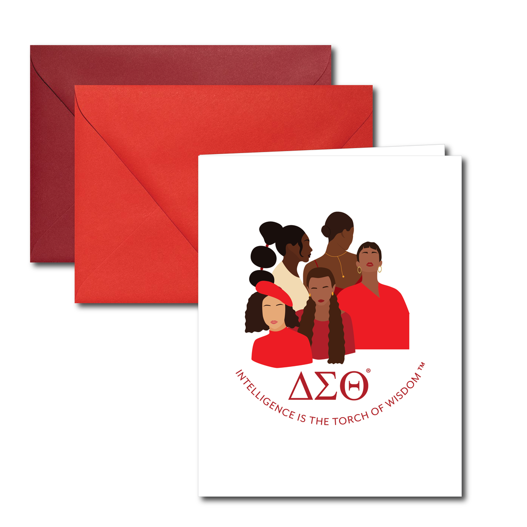 DST Sisterhood Motto Note Card Set