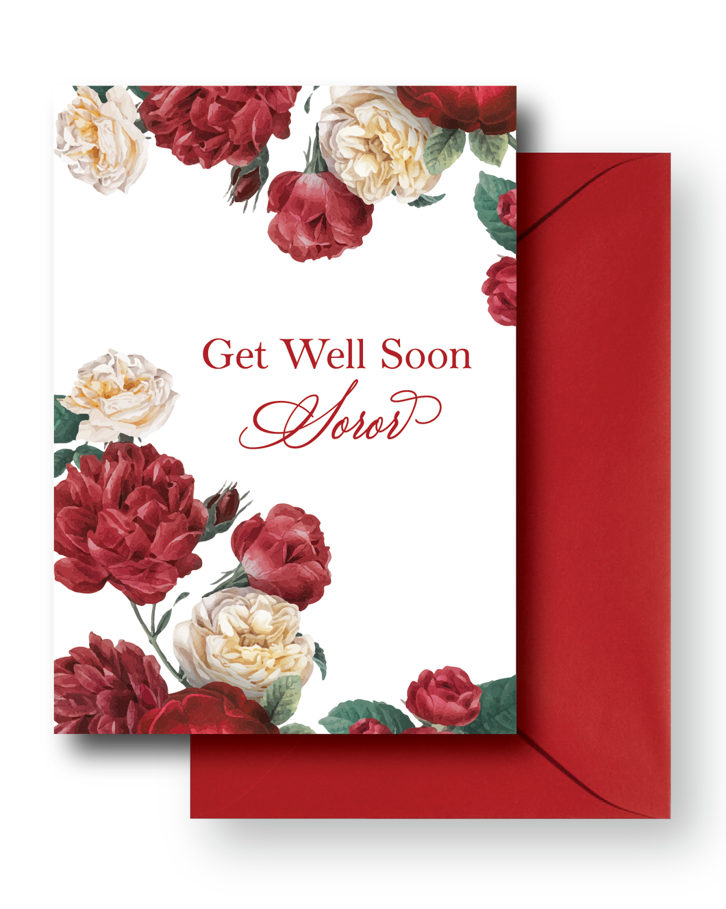 DST Get Well Soon Greeting Card