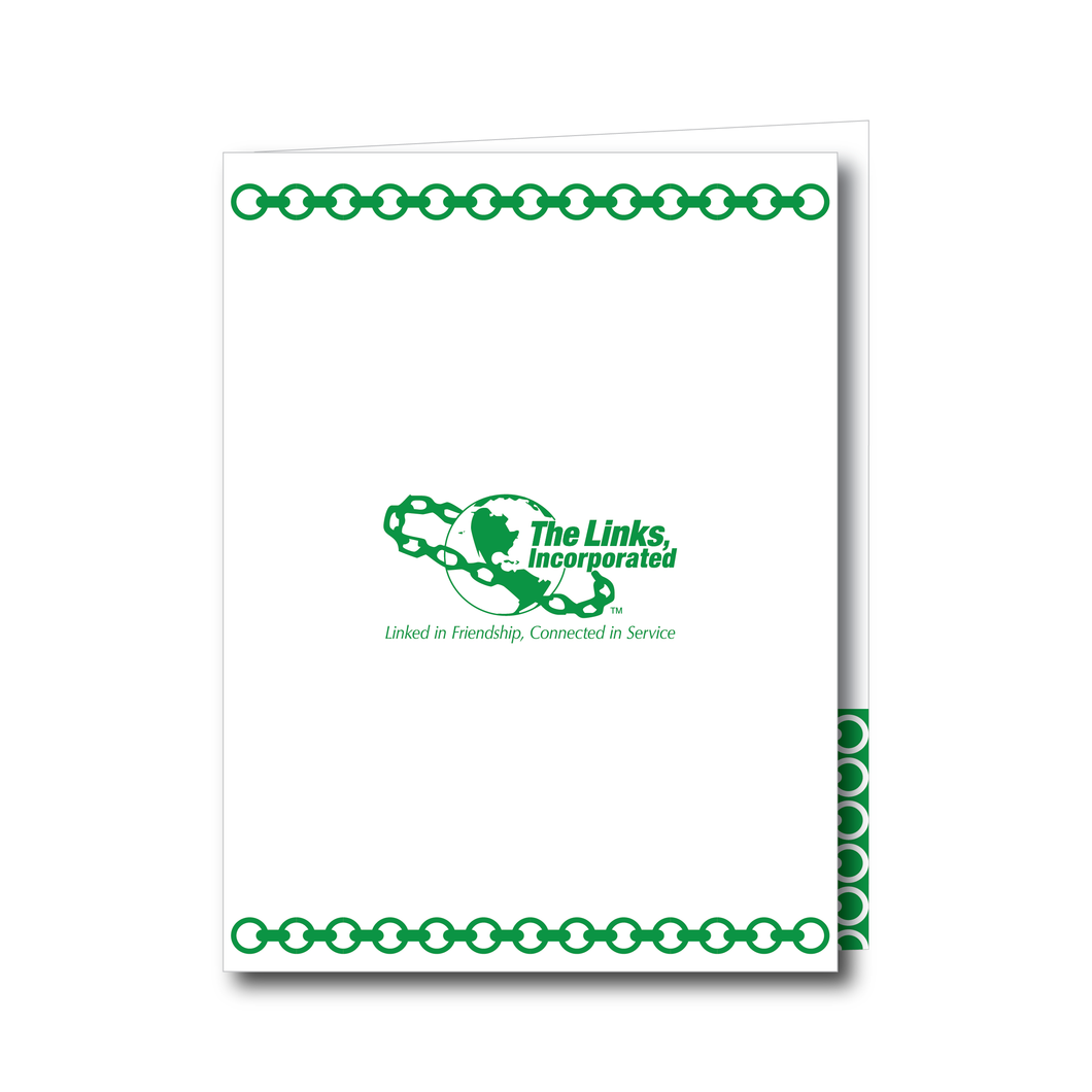 The Links, Incorporated Logo Pocket Folder