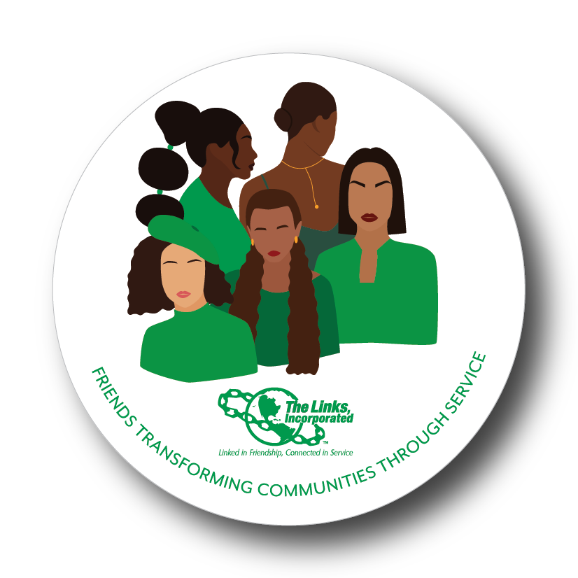 The Links, Incorporated Sisterhood Mission Vinyl Sticker