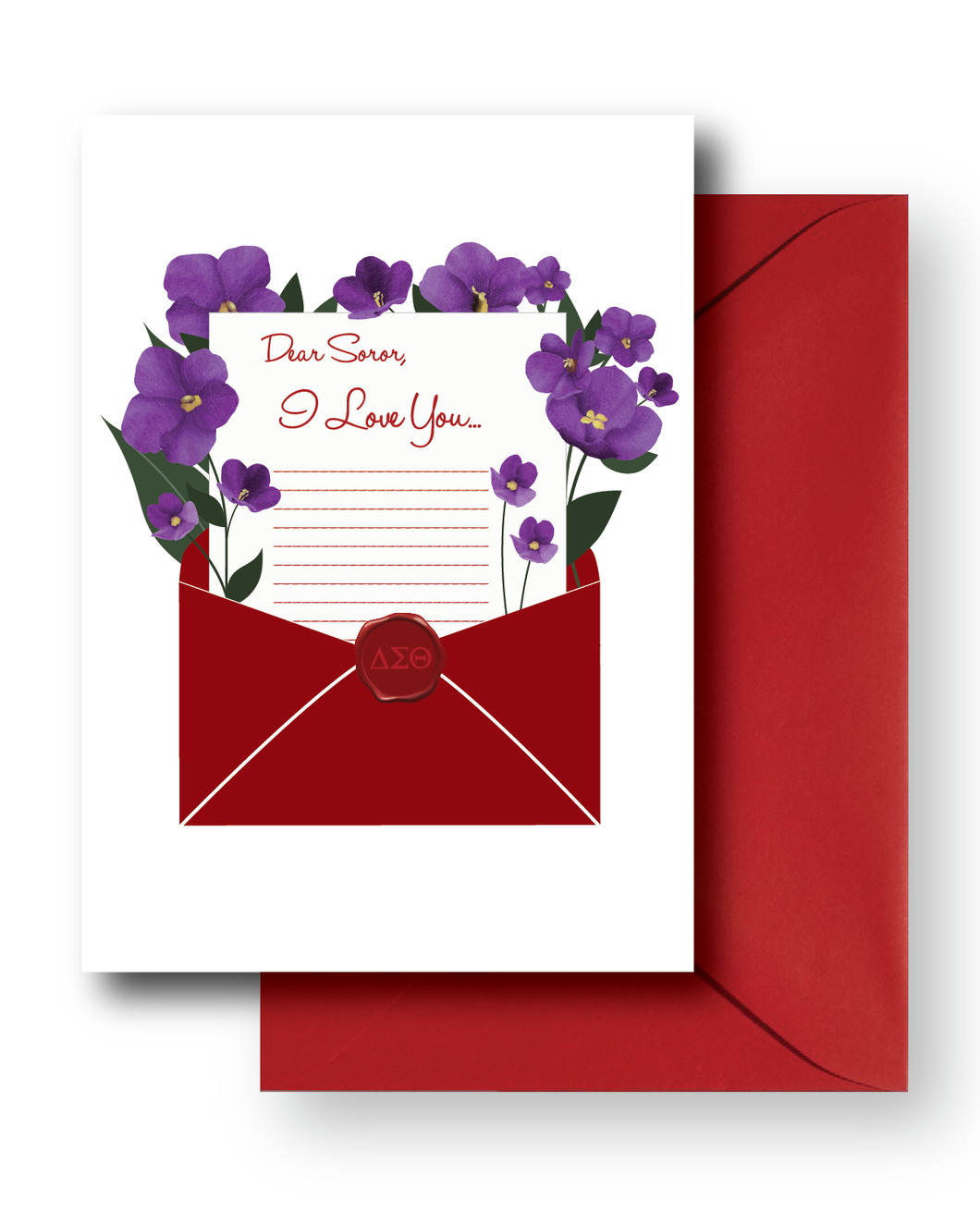 DST I Love You Greeting Card