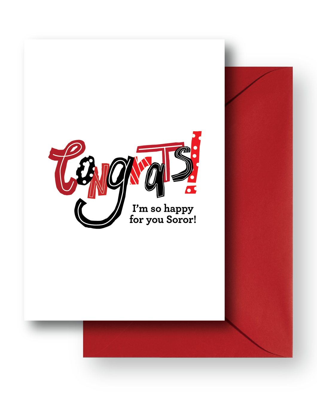 DST Congrats Greeting Card