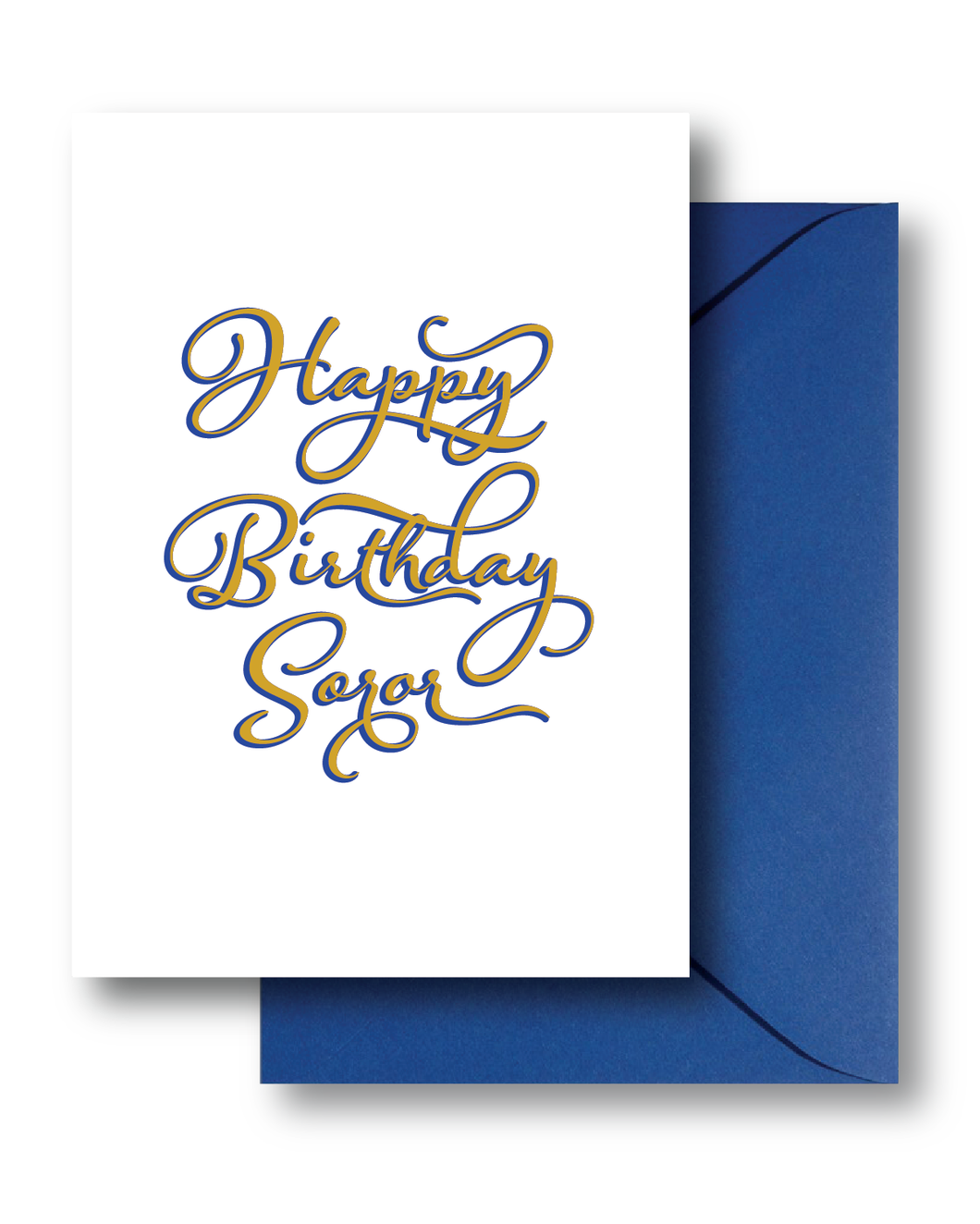 SGRHO Happy Birthday Greeting Card