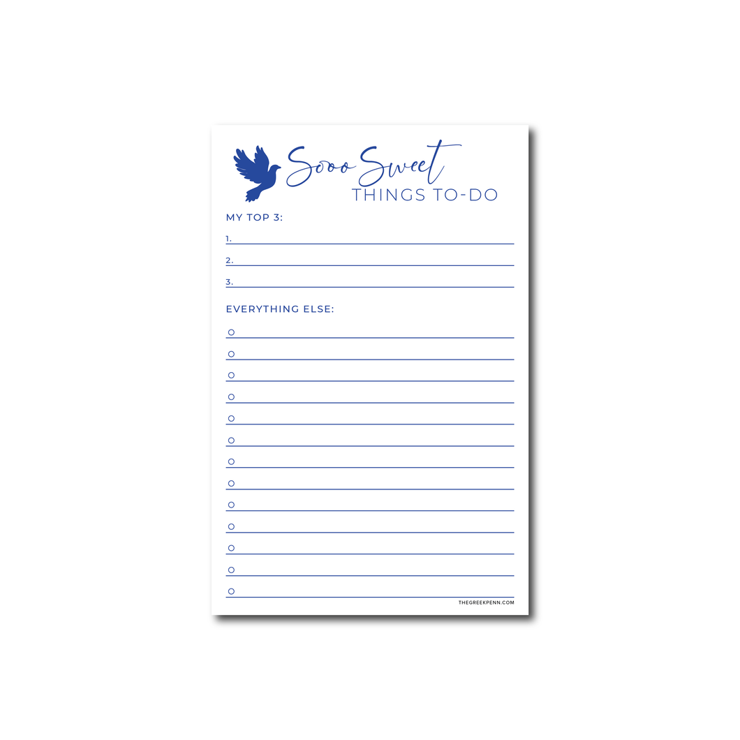 ZPHIB Daily To-Do Notepad