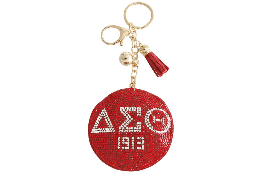 DST Letters 1913 Bling Tassel Keychain