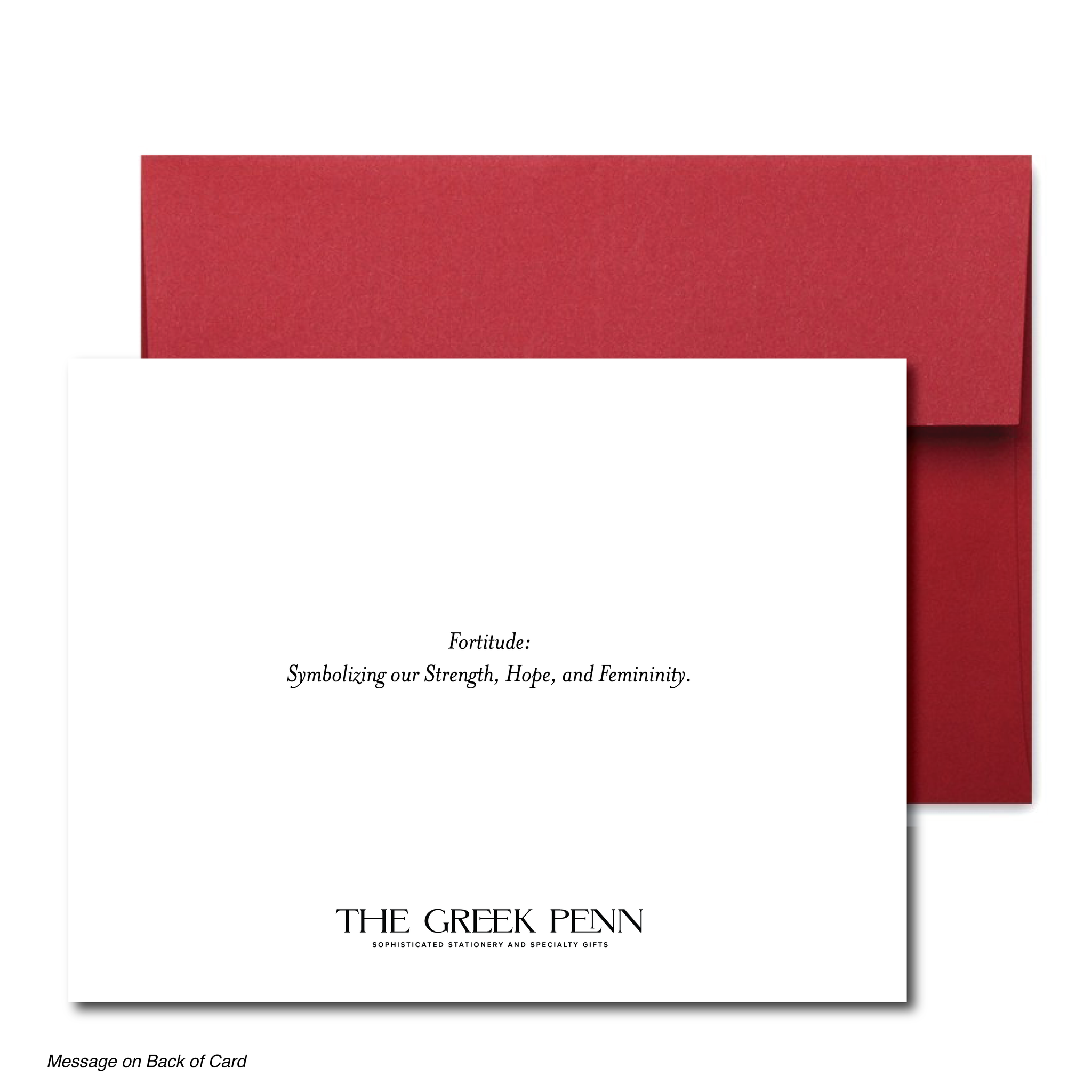 Pack Of 5 Thank You Cards - Our Loving Thoughts Support You In Proof - View #5