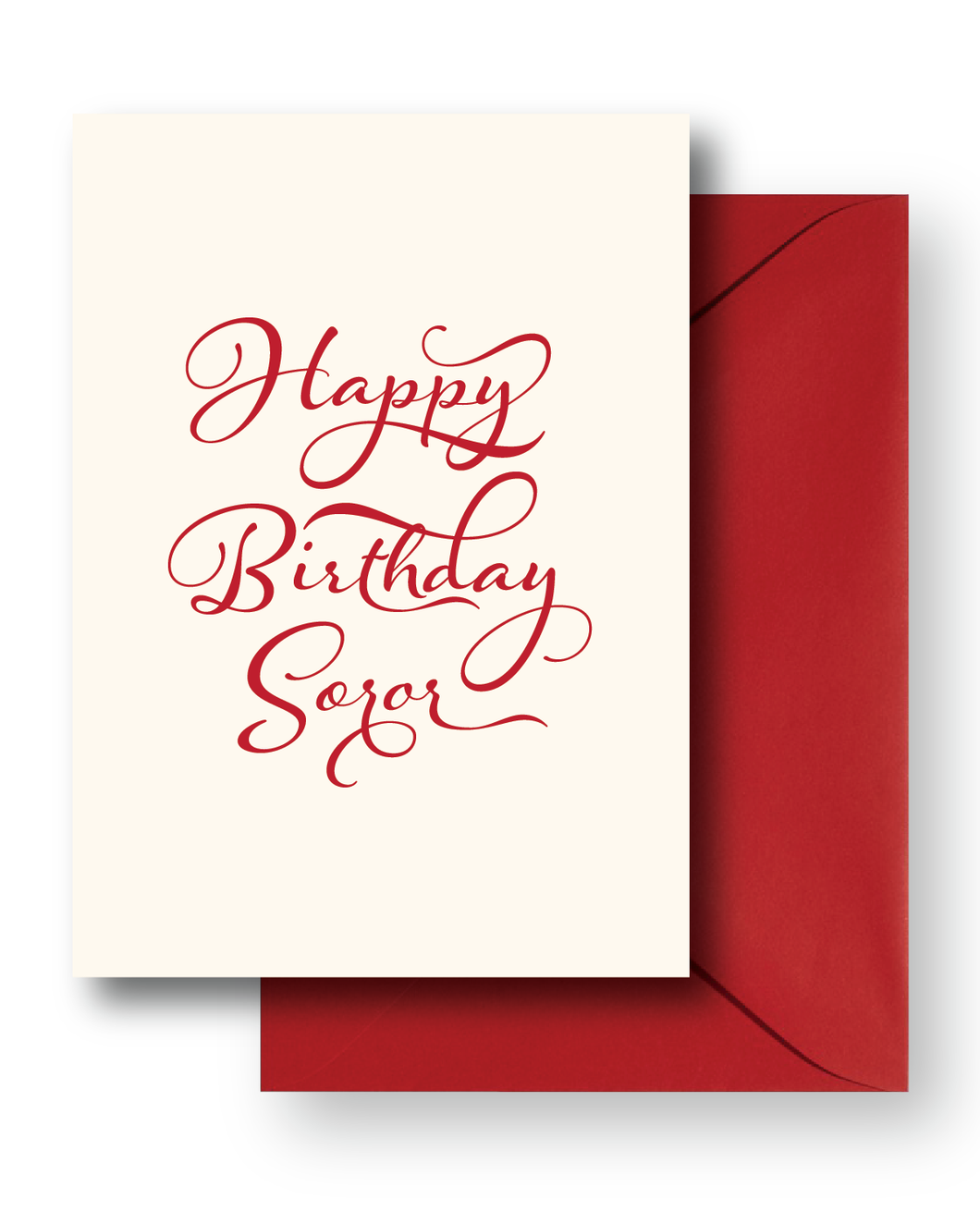 DST Happy Birthday Soror Greeting Card